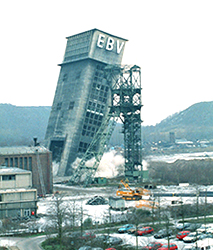 Sprengung Franzschacht 15-12-1995